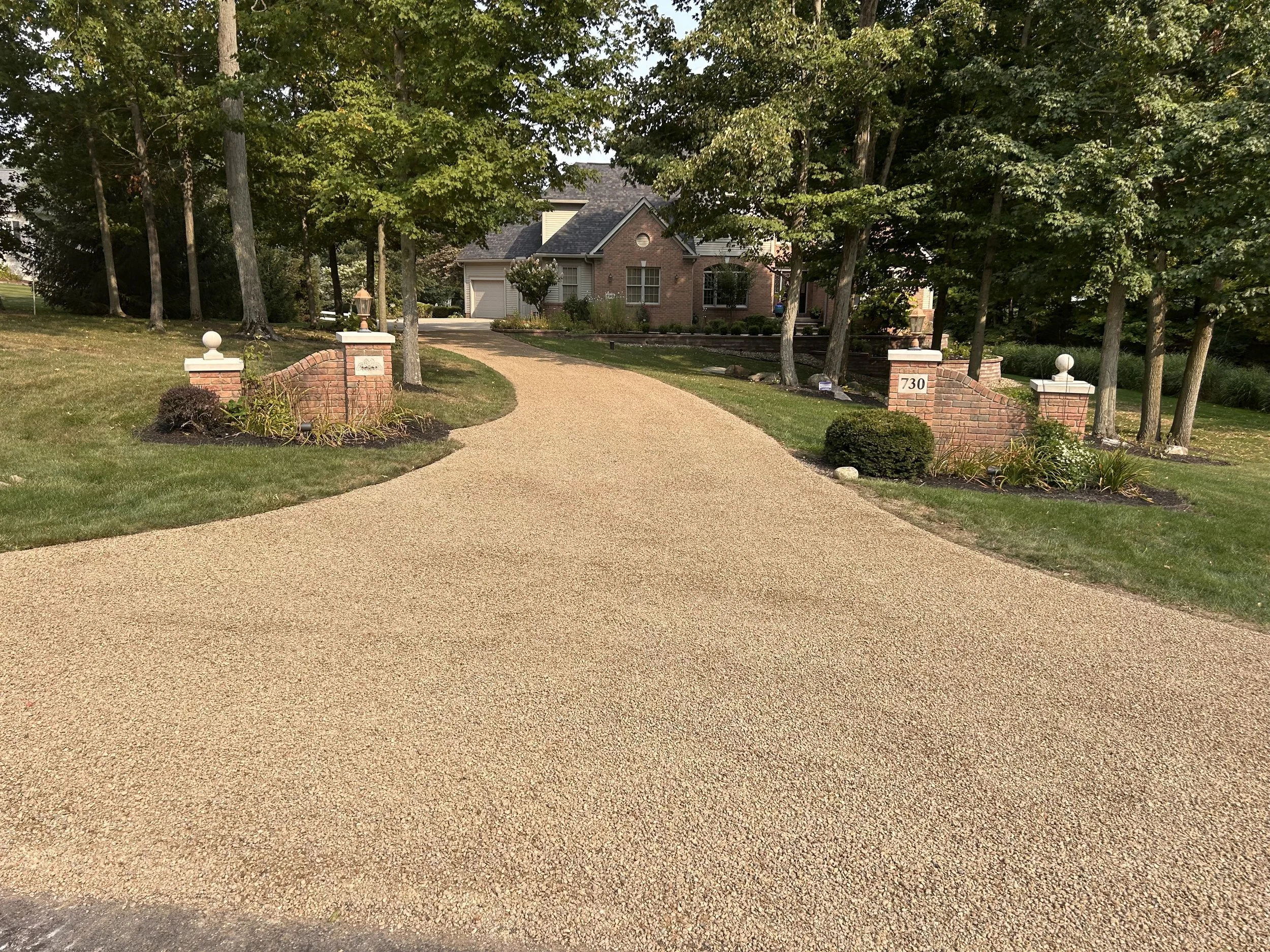 Chip seal driveway paving nationwide — Precision Asphalt Paving
